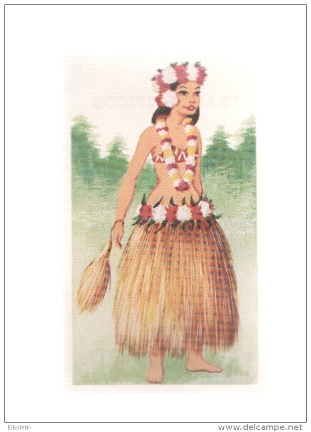 Cromos: Trajes Tipicos De Todo El Mundo Numero 213: Moorea (Tahiti) - Altri & Non Classificati