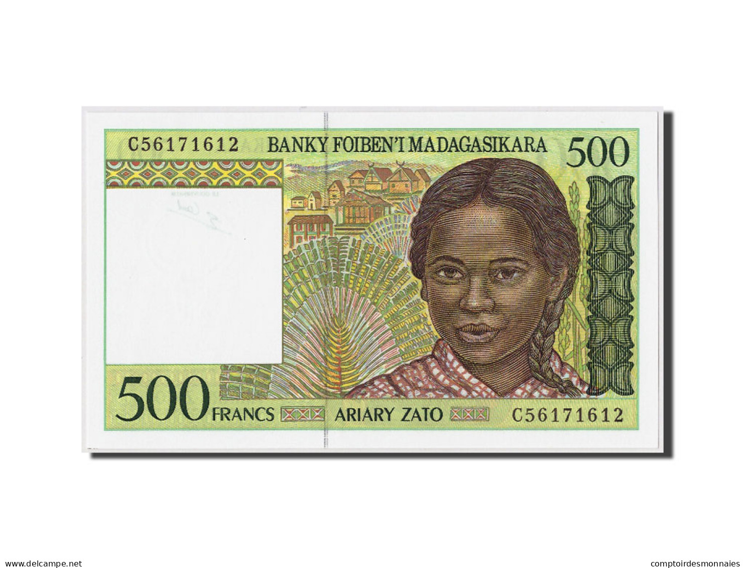 Billet, Madagascar, 500 Francs = 100 Ariary, Undated (1994), KM:75b, NEUF - Madagascar