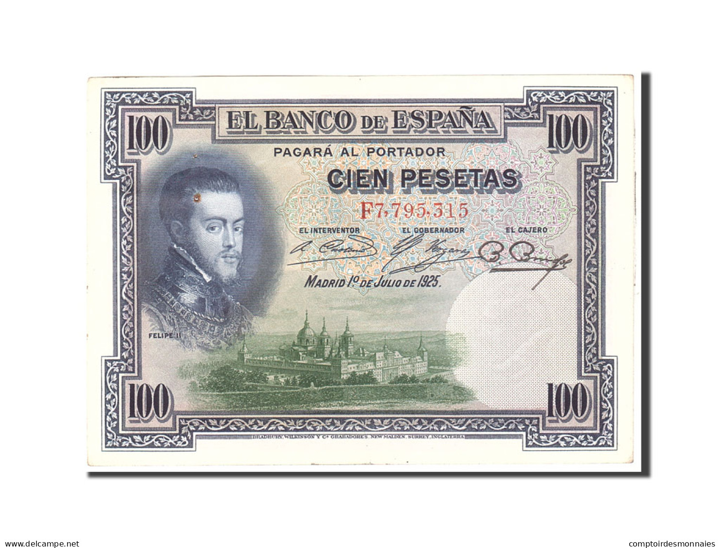 Billet, Espagne, 100 Pesetas, 1925, 1925-07-01, KM:69c, SUP - 100 Peseten