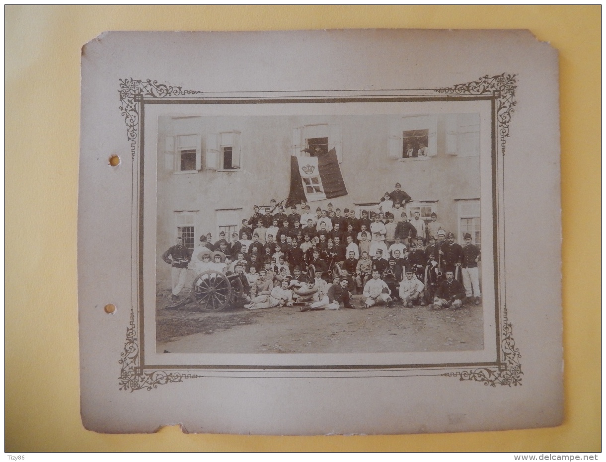 Fotografia Su Cartoncino Della Canea (Creta) 1896 - Guerre, Militaire