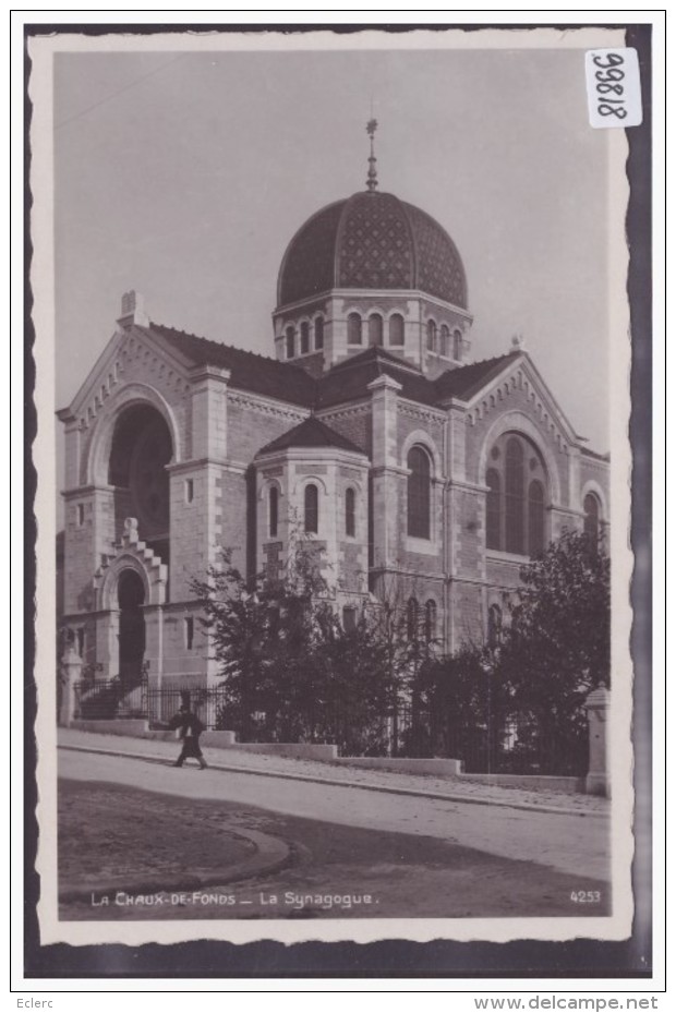 LA CHAUX DE FONDS - LA SYNAGOGUE - CARTE NON CIRCULEE - TB - La Chaux-de-Fonds