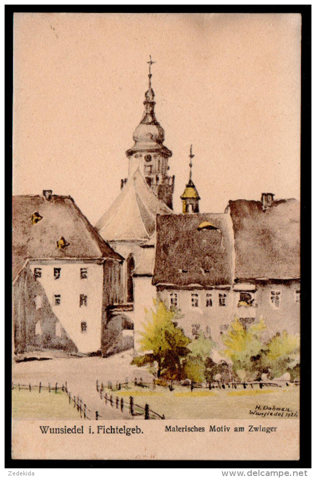 6196 - Alte Gemäldekarten - Wunsiedel - H. Dohman - TOP - Wunsiedel