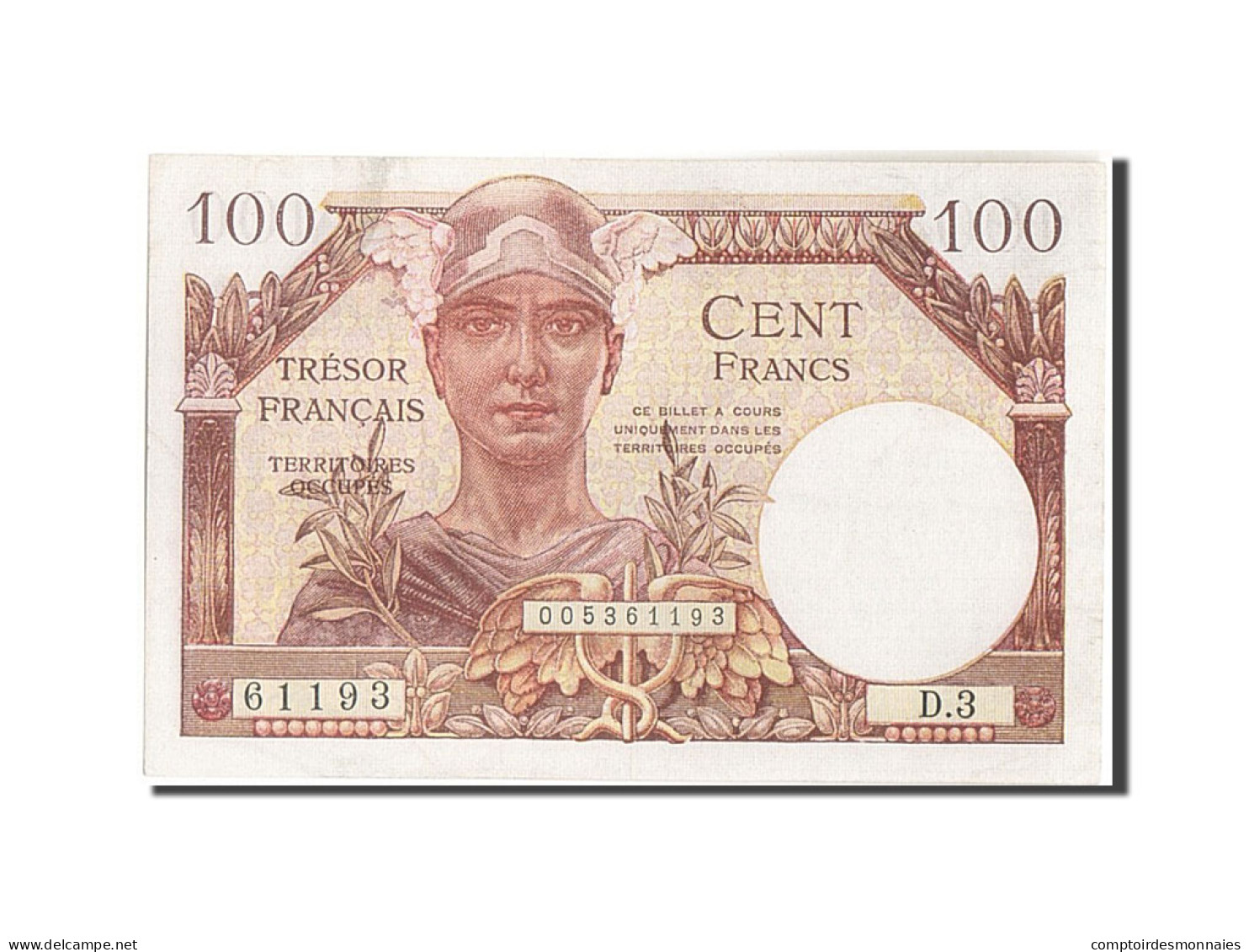Billet, France, 100 Francs, 1947 French Treasury, Undated (1947), 1947, SUP - 1947 Tesoro Francese