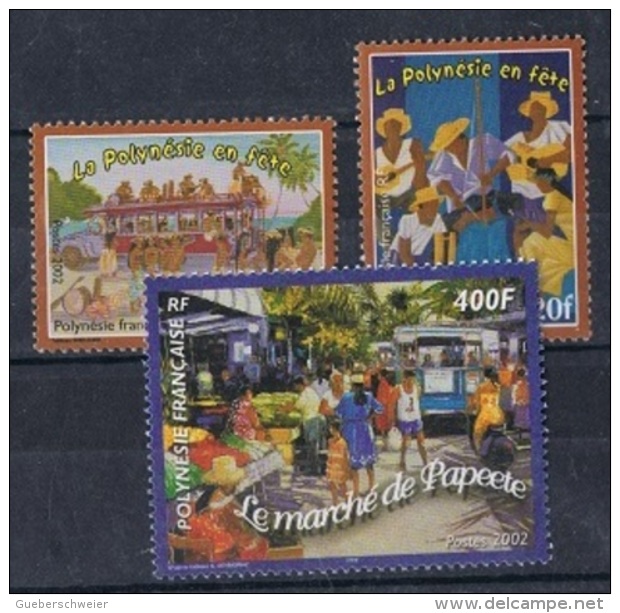 POLY-107 - POLYNESIE N° 673 + 680/81 Neufs** - Nuevos