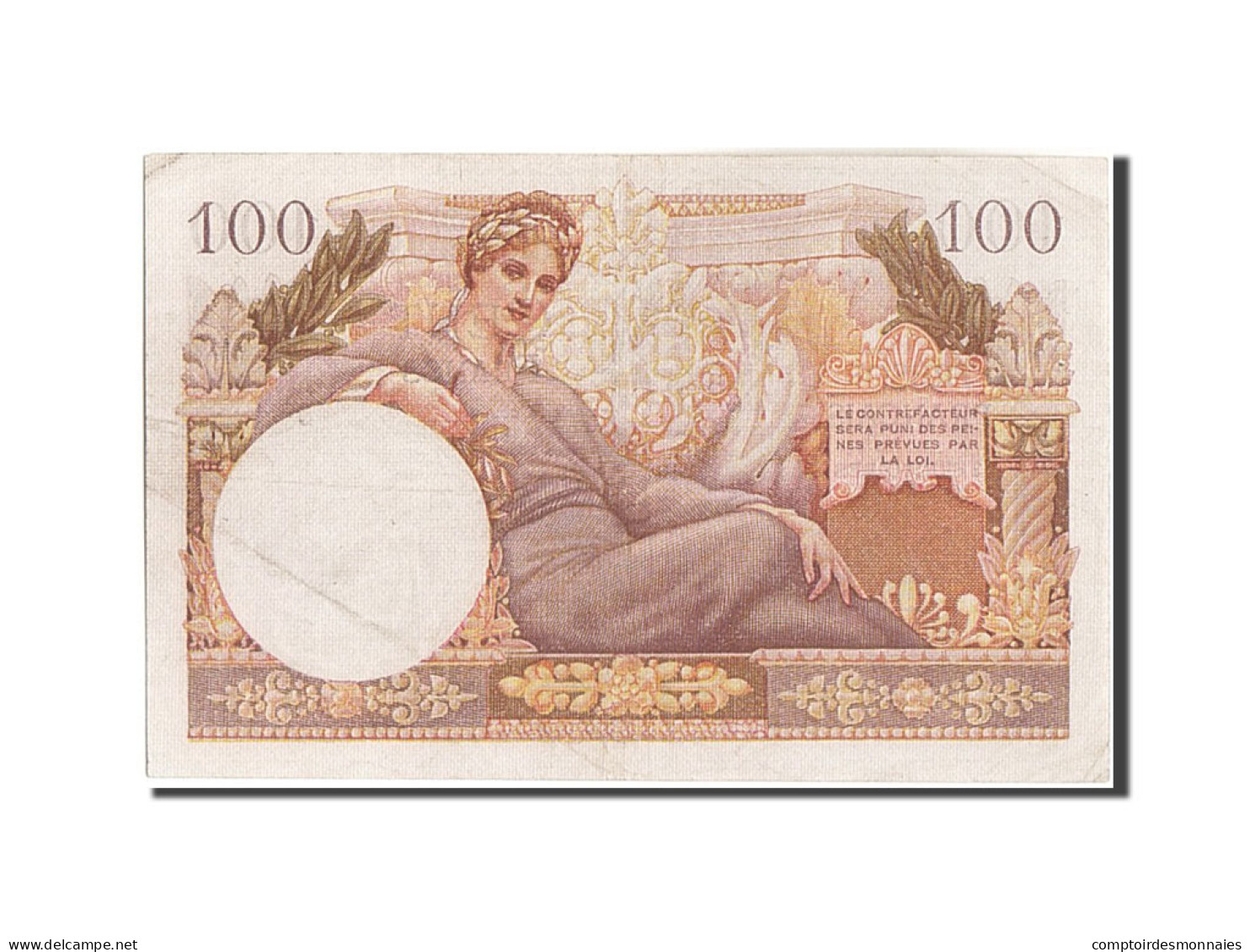 France, 100 Francs, 1955-1963 Treasury, 1955, Y.3, SUP, KM:M11a - 1955-1963 Tesoro Pubblico