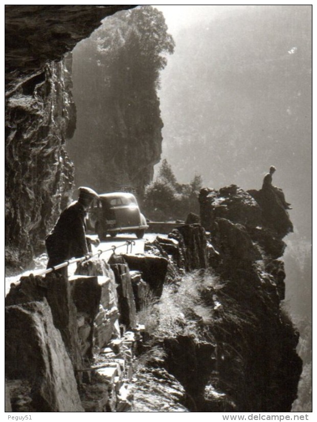 Norvège. Hardanger. Ancienne Route (1907) à Travers Les Gorges De Tokagjelet Vers Norheimsund. 1954 - Norvège