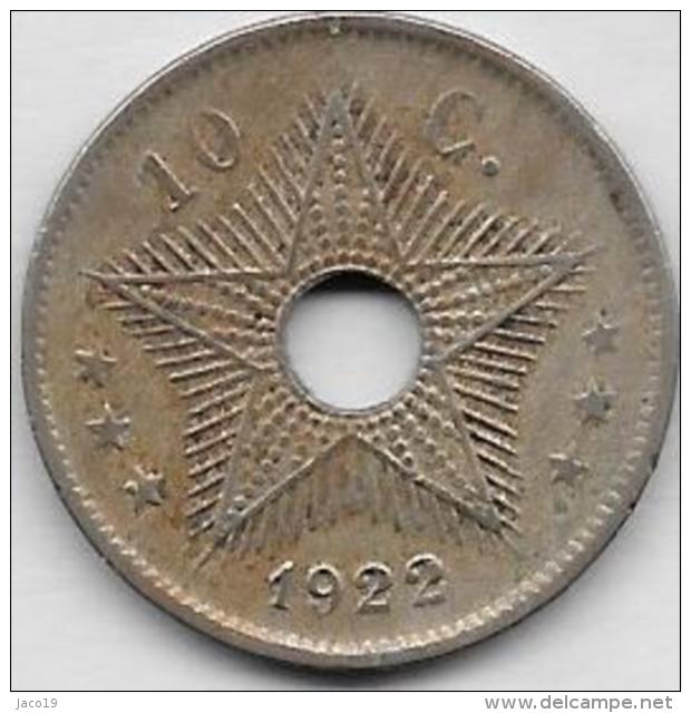 10 Centimes 1922 - 1910-1934: Albert I