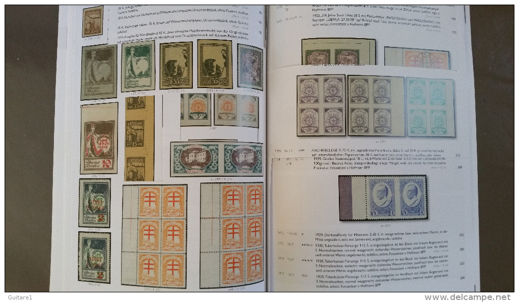 Estland Und Lettland, Die Sammlung Harry Von Hofmann, H. Köhler - Catalogues De Maisons De Vente