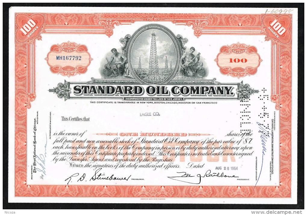 US Standard Oil. - Andere & Zonder Classificatie