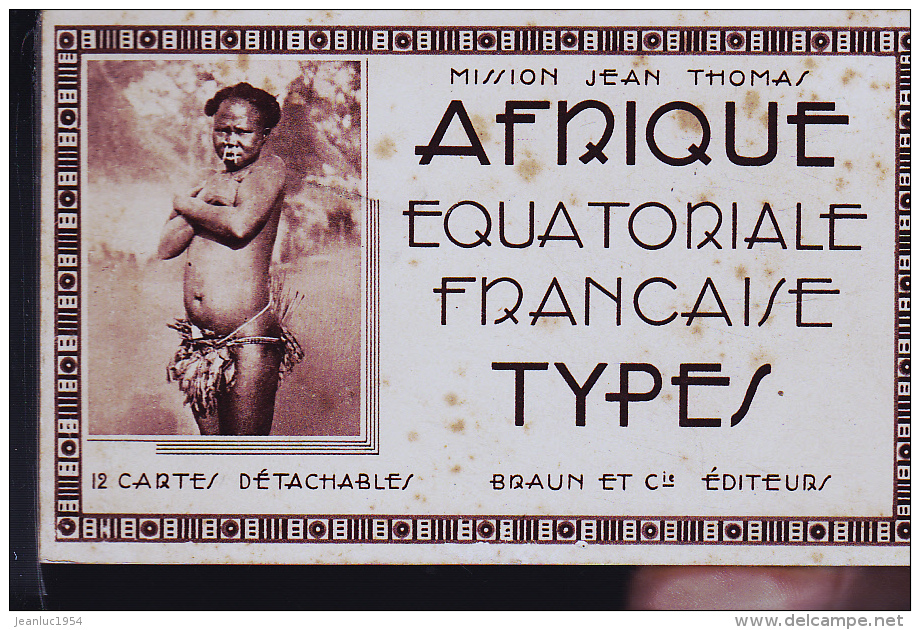 AFRIQUE EQUATORIALE FRANCAISE CARNET DE 12 BELLES CARTES - Non Classés