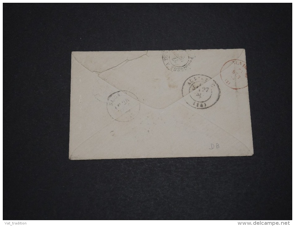 ESPAGNE - Enveloppe De Malaga Pour La France En 1870 - A Voir - L 1742 - Cartas & Documentos