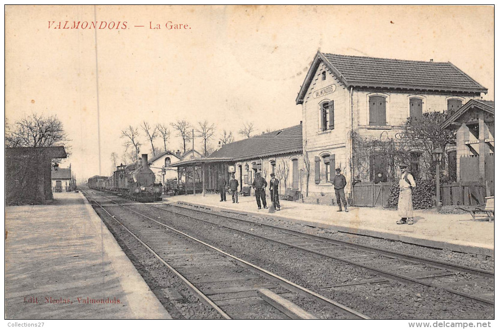 95-VALMONDOIS-  LA GARE - Valmondois