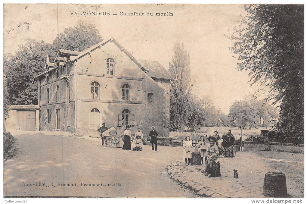 95-VALMONDOIS- CARRREFOUR DU MOULIN - Valmondois