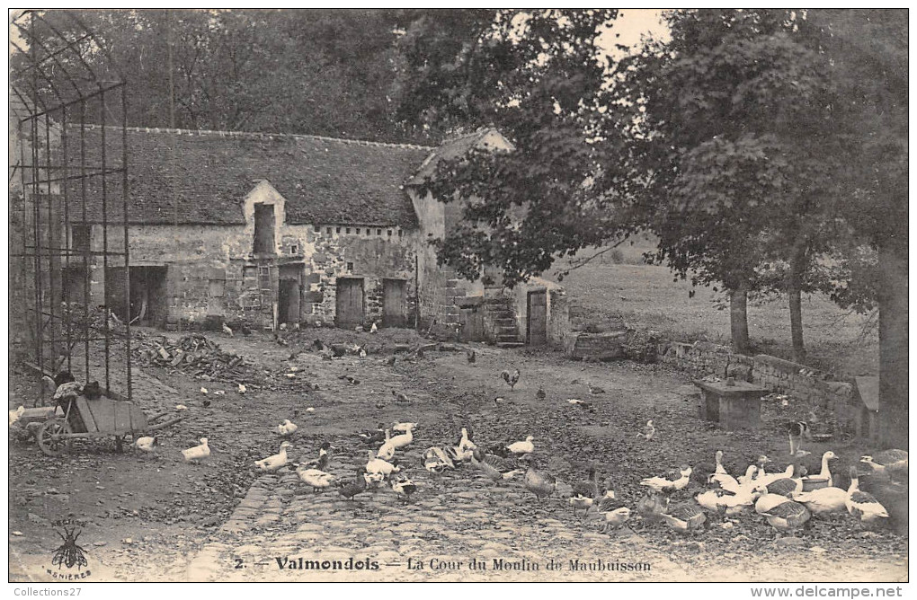 95-VALMONDOIS-COUR DU MOULIN DE MAUBUISSON - Valmondois