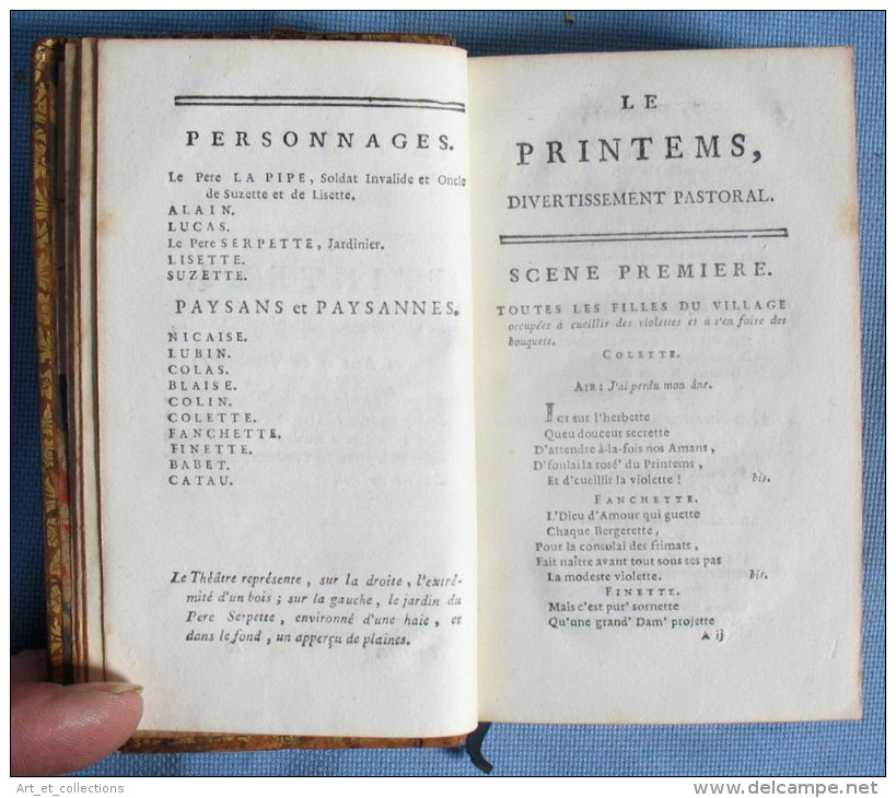 Théâtre de M. de Piis & M. Barré / Tome 2 et dernier / Édition Originale LONDRES 1785