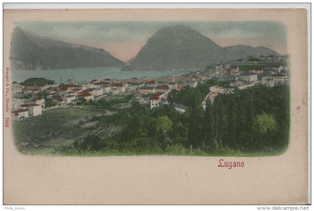 Lugano Et Le Monte San Salvatore - Stengel & Co. 7003 - Lugano