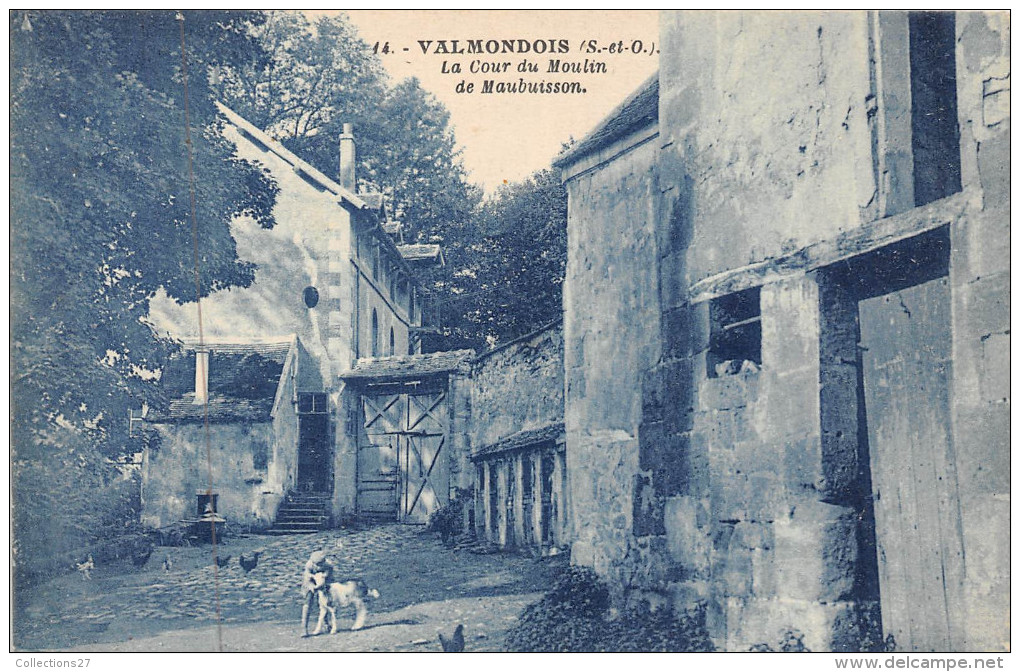 95-VALMONDOIS- COUR DU  MOULIN MAUBUISSON - Valmondois