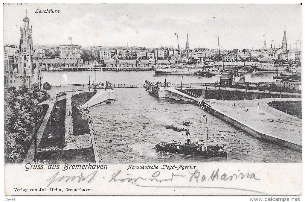 Bremerhaven : Le Port Et Vue Sur La Ville. (Voir Commentaires) - Bremerhaven
