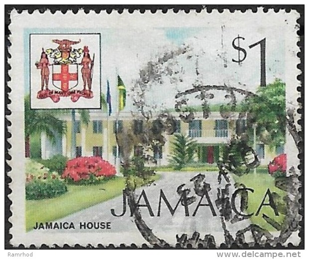 JAMAICA 1972 Jamaica House - $1 Multicoloured  FU - Jamaique (1962-...)