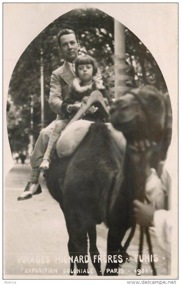 VOYAGES HIGNARD FRERES - Tunis Exposition Coloniale Paris 1931, Carte Photo. - Tentoonstellingen