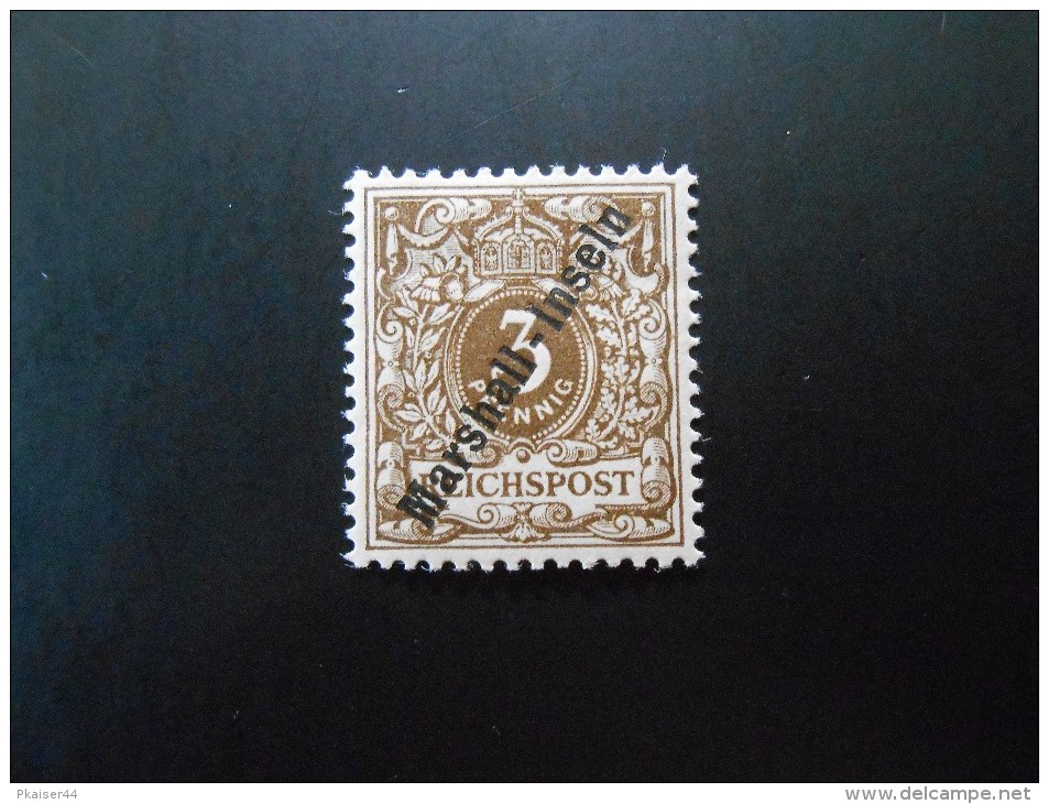 D.R.Mi 7a  3Pf* Deutsche Kolonien (Marshall-Inseln) 1899 - Marshall Islands