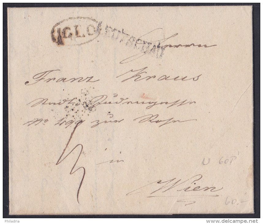 "IGLO", Complete Prephilatelic Letter, Mailed In 1840 - ...-1850 Voorfilatelie