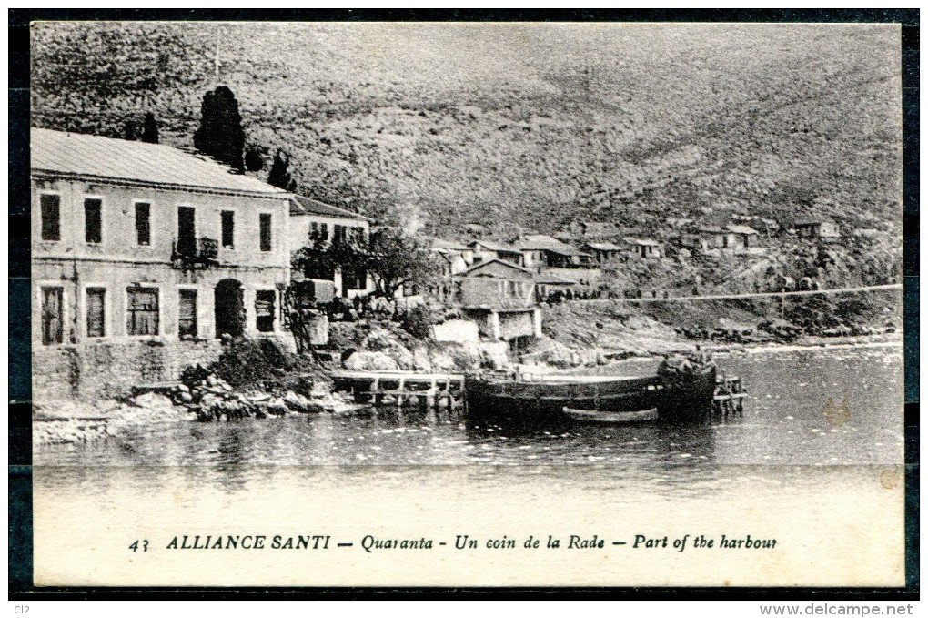 # - ALLIANCE SANTI QUARANTA (actuellement SARANDA) - Un Coin De La Rade - Part Of The Harbour - Albanie