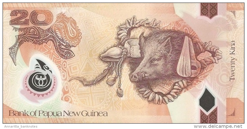 PAPUA NEW GUINEA 20 KINA 2015 P-NL UNC COMMEMORATIVE [ PG153a ] - Papua-Neuguinea