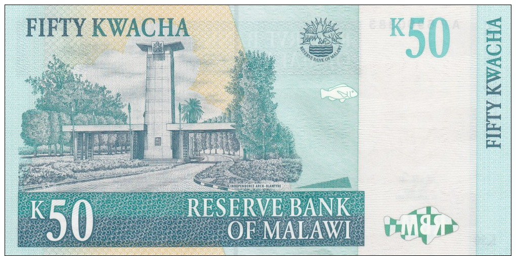 Reserve Bank Of  MALAWI 2001. - Malawi