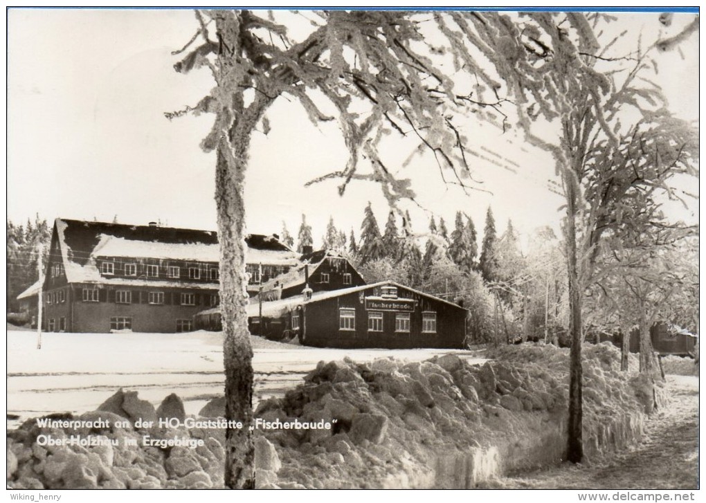 Rechenberg Bienenmühle Oberholzhau - S/w HO Fischerbaude - Rechenberg-Bienenmühle