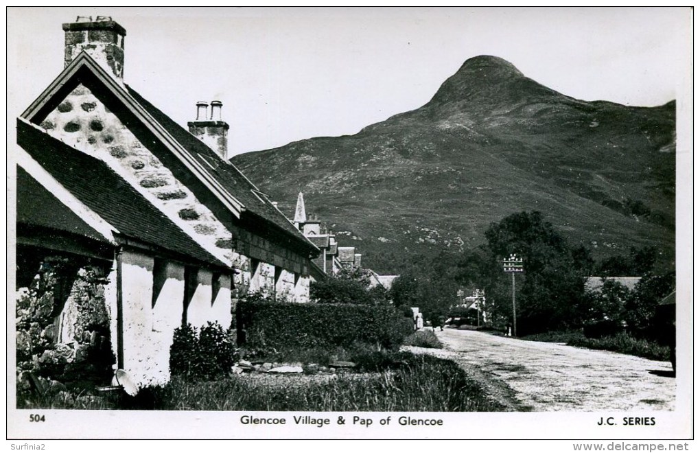 ARGYLL -  GLENCOE VILLAGE AND PAP OF GLENCOE RP Arg149 - Argyllshire