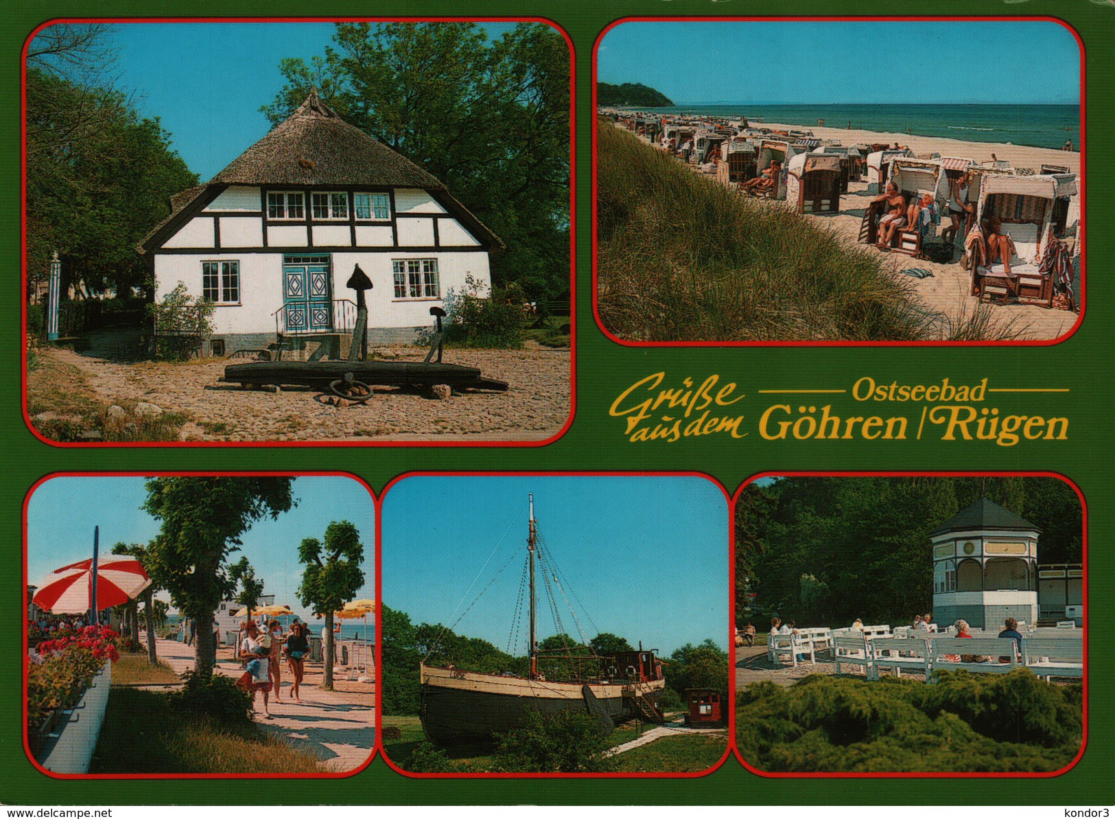 Ostseebad Göhren. Mehrbildkarte - Göhren