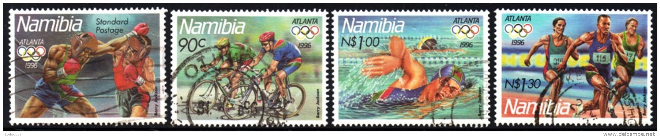 Namibia - 1996 Olympic Games Set (o) # SG 688-691 , Mi 815-818 - Estate 1996: Atlanta