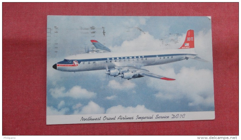 Northwest Orient Airlines Imperial Service  DC-7Cref 2323 - 1946-....: Era Moderna