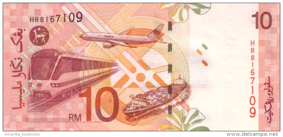 MALAYSIA 10 RINGGIT ND (2004) P-46 UNC [MY146a] - Malasia