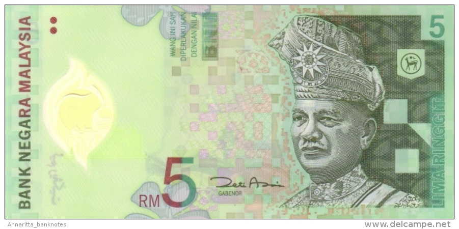MALAYSIA 5 RINGGIT ND (2004) P-47a UNC  [MY145a] - Maleisië
