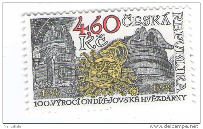 Year 1998 - 100 Years Observatory In Ondrejov, 1 Stamp, MNH - Unused Stamps