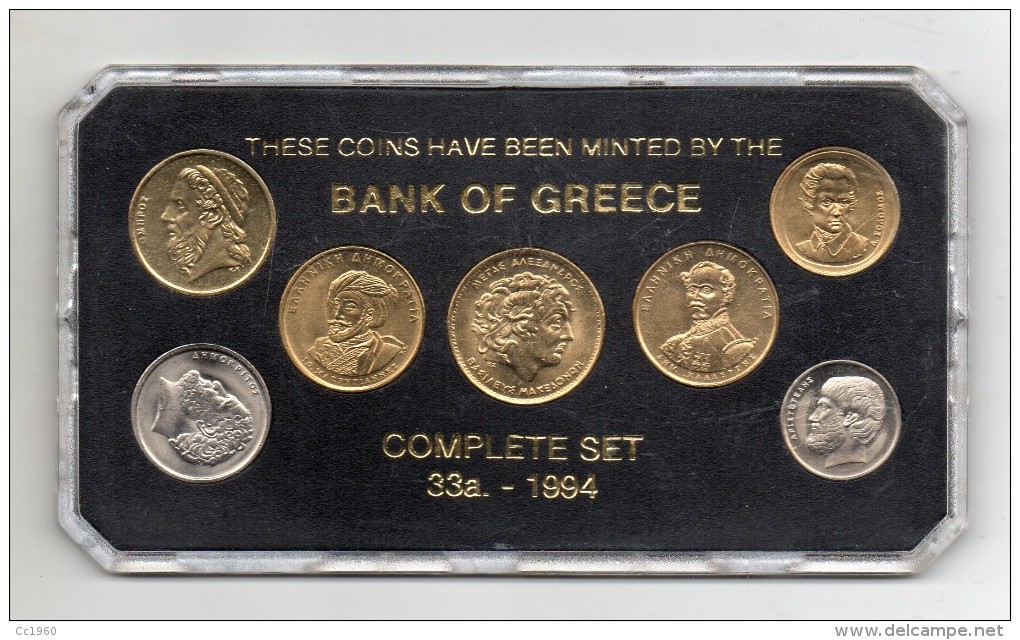 Grecia -  Serie Divisionale 1994  - Con Custodia - (MW1122) - Grecia