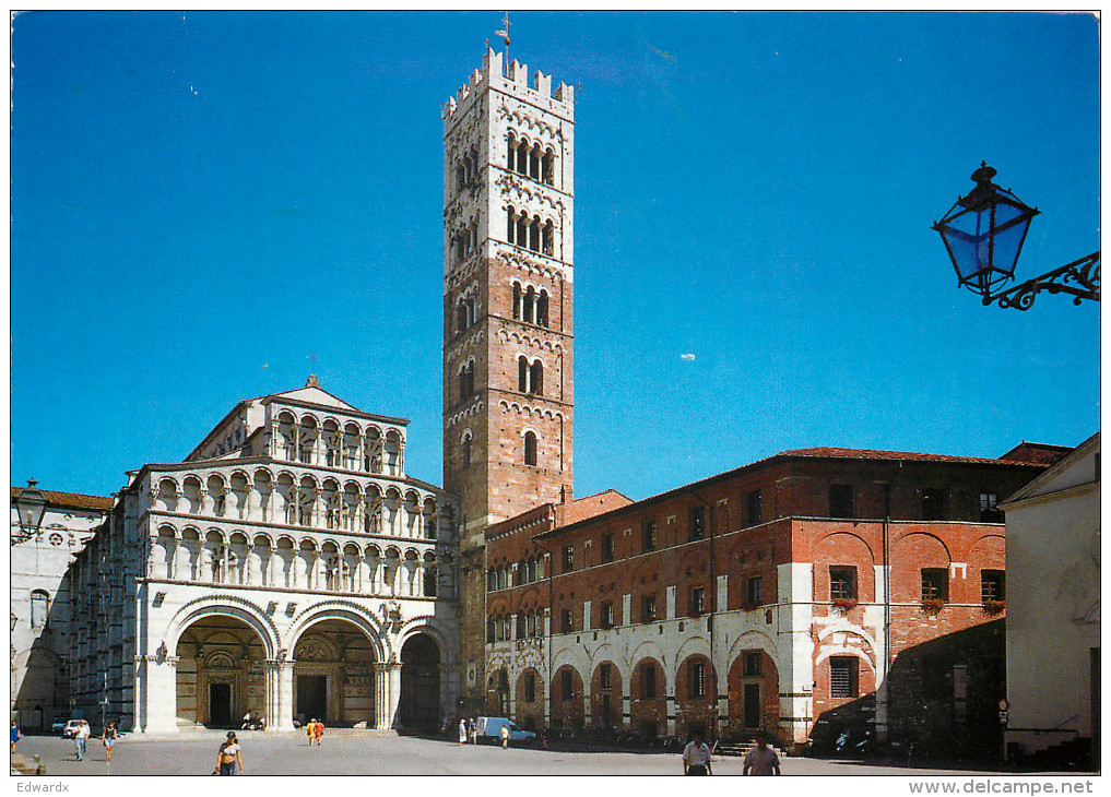 Duomo, Lucca, LU Lucca, Italy Postcard Posted 2003 Stamp - Lucca