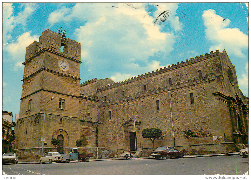 Castelvetrano, TP Trapani, Italy Postcard Posted 1990 Stamp - Trapani