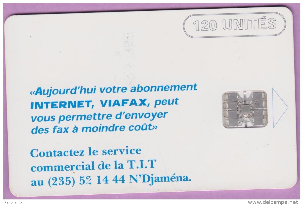 Telecarte °_ Tchad - 21 - 120 Unités . Cybercafé - V - 0027 *** LUXE - Tchad