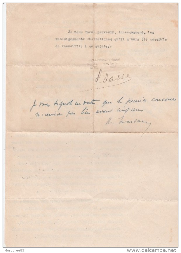 SOUS SECRETARIAT D ETAT DES PORTS DE LA MARINE MARCHANDE ET DES PECHES 1927 DEMANDE EN VUE D UN CONCOUR    TDA104 - Autres & Non Classés