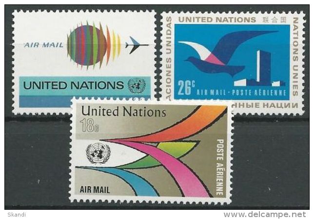 UNO NEW YORK 1974 Mi-Nr. 272/74 ** MNH (102) - Ungebraucht