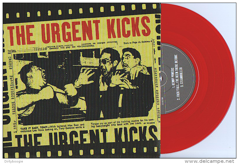 The URGENT KICKS - EP - FAST PUNK - ESPAGNE - Vinyl ROUGE - Punk