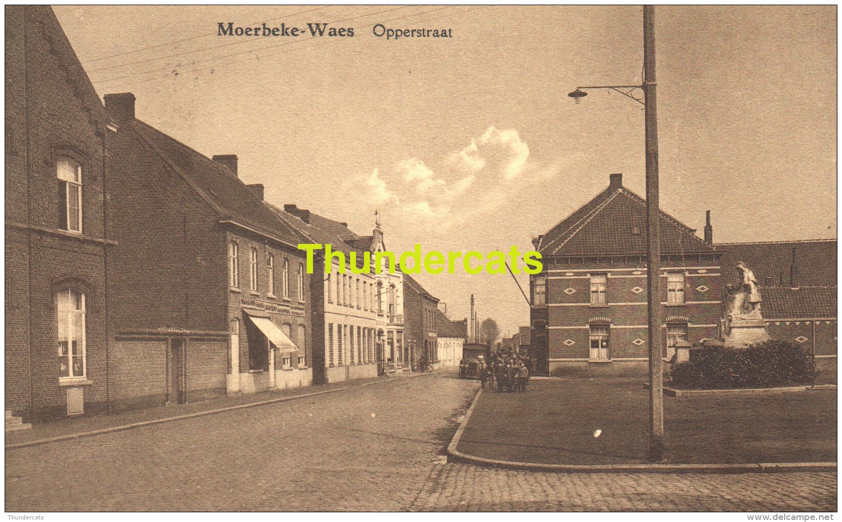 CPA MOERBEKE WAES OPPERSTRAAT - Moerbeke-Waas