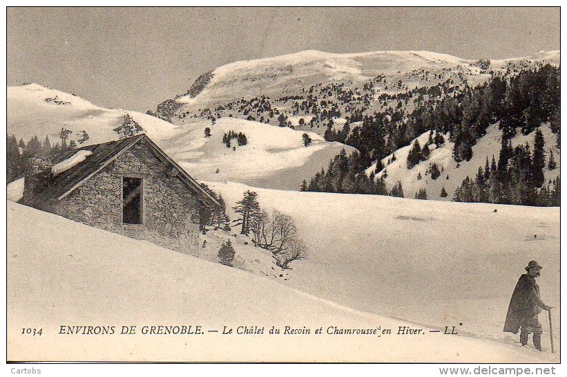 38  Environs De GRENOBLE : Le Chalet Du Recoin Et Chamrousse En Hiver - Other & Unclassified