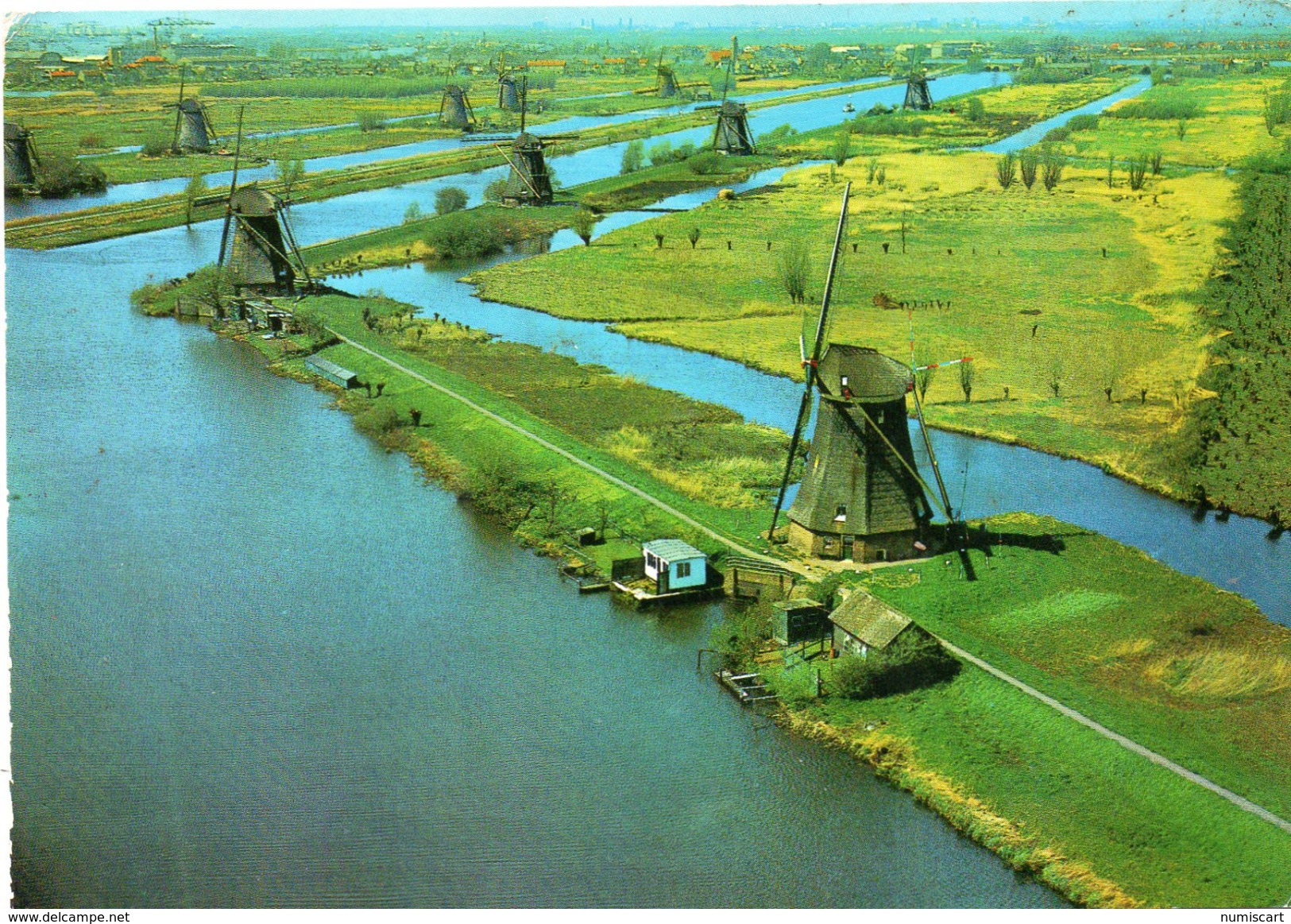 Pays-Bas.. Hollande.. Kinderdijk.. Molens Moulins à Vent - Kinderdijk