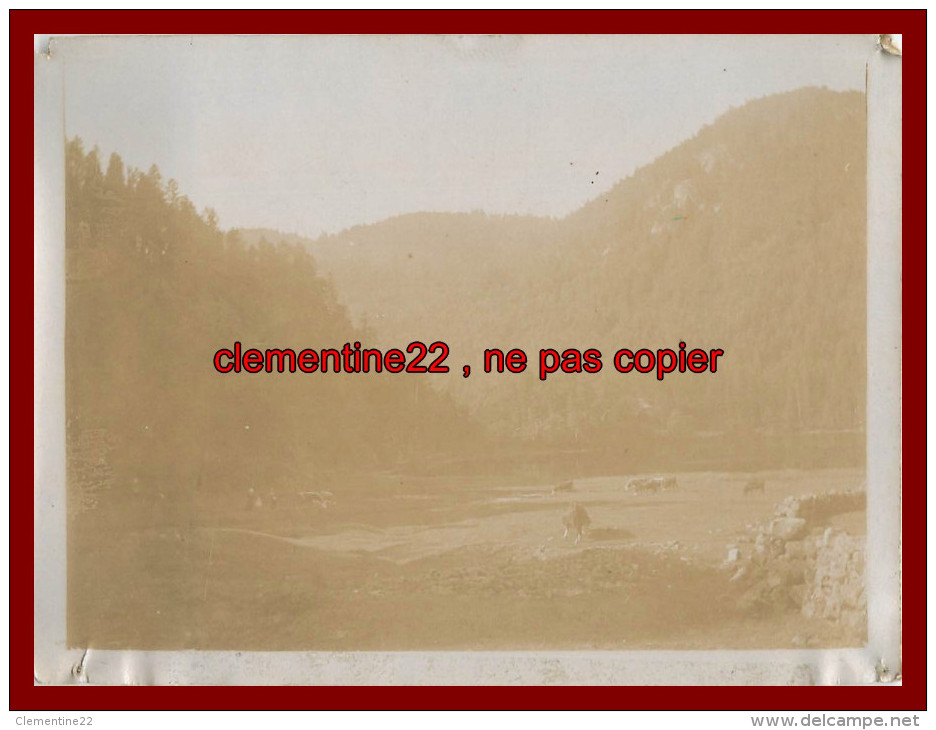 Phtographie Du Lac Des Vosges En 1900     ( Scan Recto Et Verso ) - Lieux