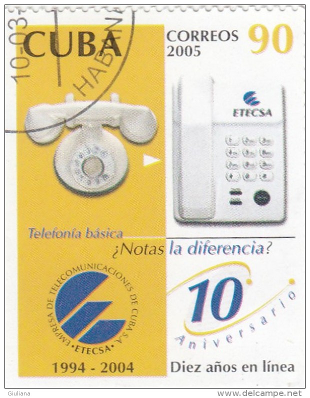 Cuba 2005 - 1 Stamp Used - Used Stamps