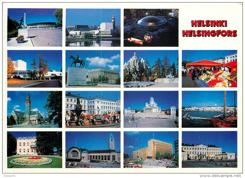 Helsinki, Finland Postcard Posted 1994 Stamp - Finland